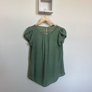 SHEIN Sage Green Blouse